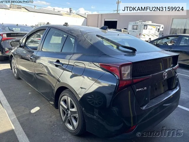 2022 Toyota Prius Night Shade/L/Le/Xle/Limited VIN: JTDKAMFU2N3159924 Lot: 40379333