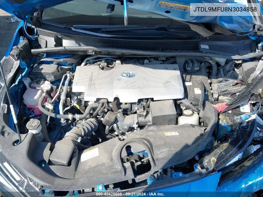 JTDL9MFU8N3034858 2022 Toyota Prius Le Awd-E