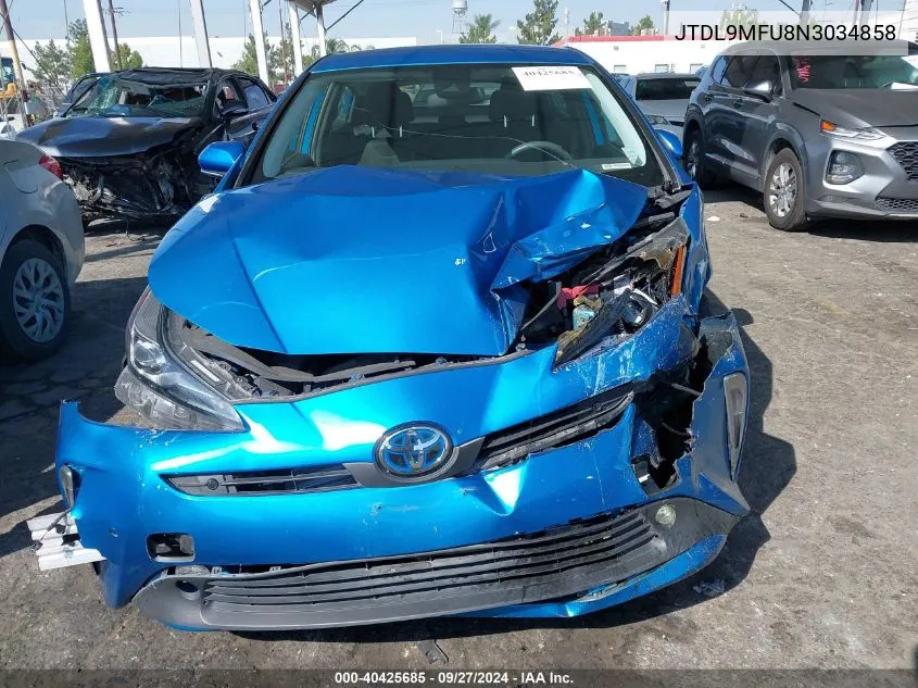 JTDL9MFU8N3034858 2022 Toyota Prius Le Awd-E