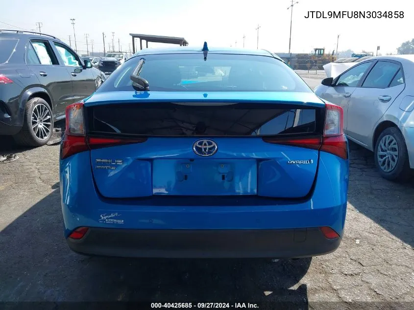 JTDL9MFU8N3034858 2022 Toyota Prius Le Awd-E