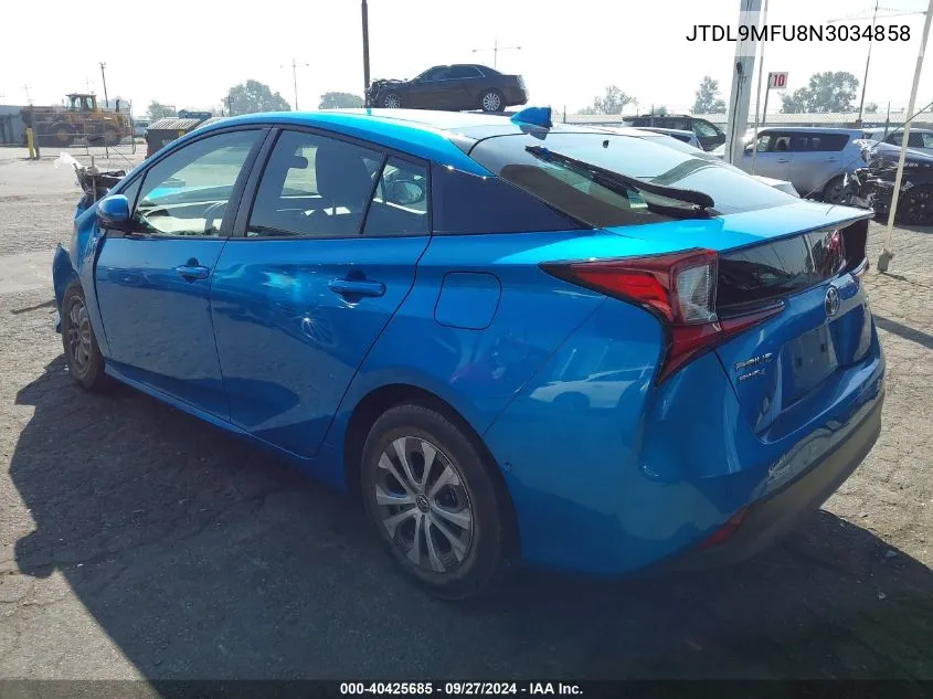 JTDL9MFU8N3034858 2022 Toyota Prius Le Awd-E