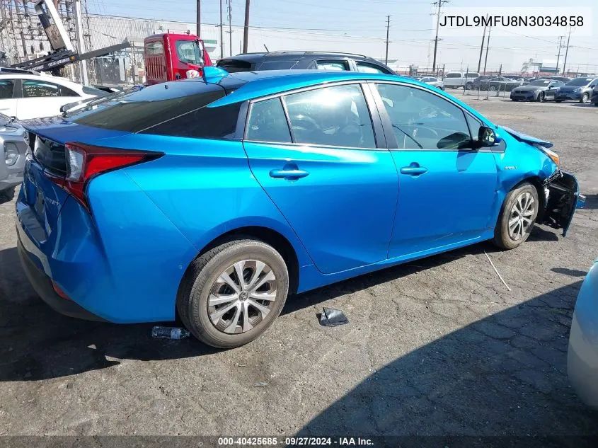 JTDL9MFU8N3034858 2022 Toyota Prius Le Awd-E