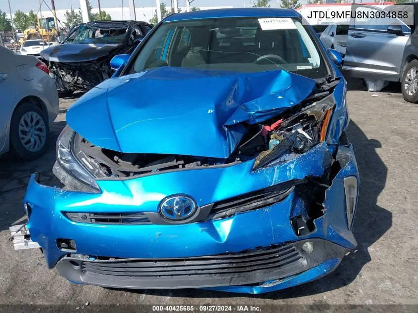 JTDL9MFU8N3034858 2022 Toyota Prius Le Awd-E