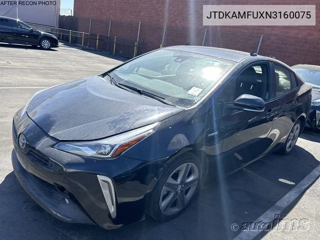 2022 Toyota Prius Night Shade/L/Le/Xle/Limited VIN: JTDKAMFUXN3160075 Lot: 40434414