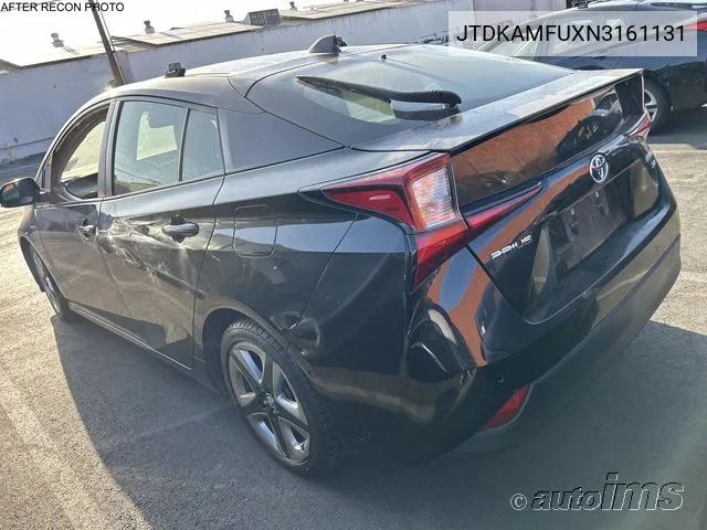 2022 Toyota Prius Xle VIN: JTDKAMFUXN3161131 Lot: 40443180