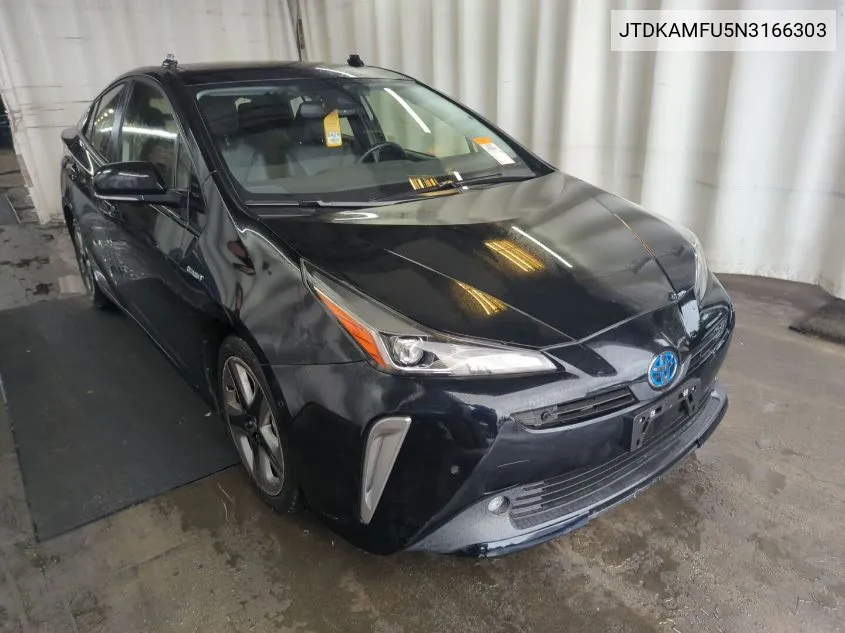 2022 Toyota Prius Night Shade/L/Le/Xle/Limited VIN: JTDKAMFU5N3166303 Lot: 40452176