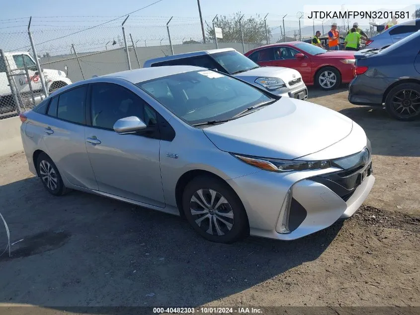 2022 Toyota Prius Prime Le/Xle/Limited VIN: JTDKAMFP9N3201581 Lot: 40482303