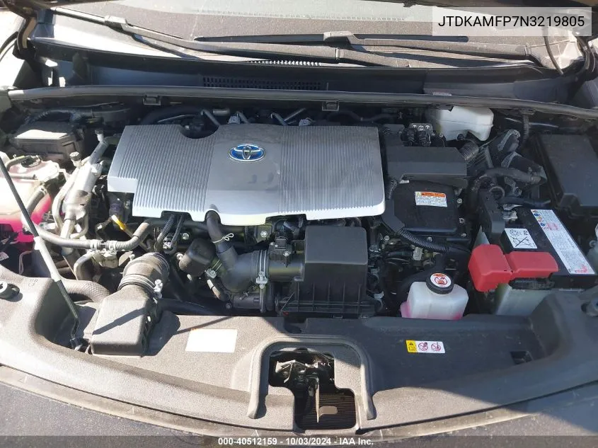 JTDKAMFP7N3219805 2022 Toyota Prius Prime Le