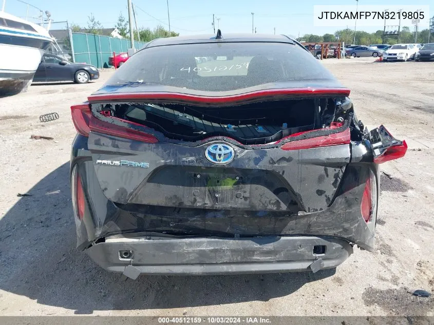 JTDKAMFP7N3219805 2022 Toyota Prius Prime Le