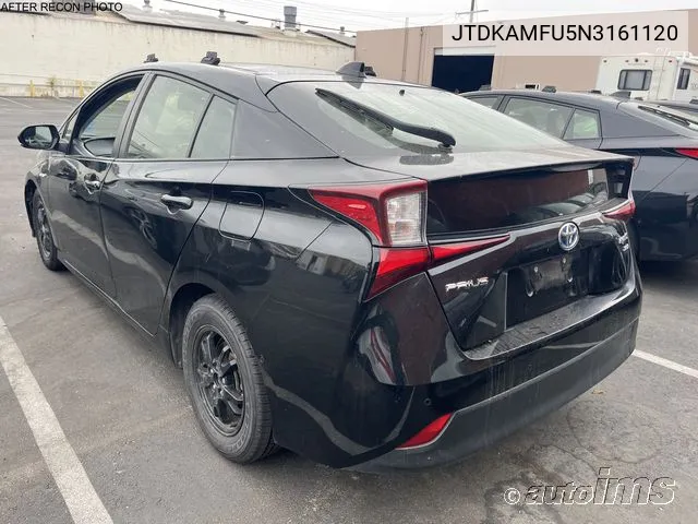 2022 Toyota Prius Xle VIN: JTDKAMFU5N3161120 Lot: 40527706