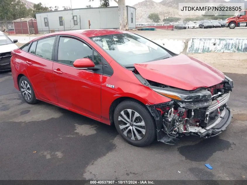 2022 Toyota Prius Prime Limited VIN: JTDKAMFP7N3228505 Lot: 40537907