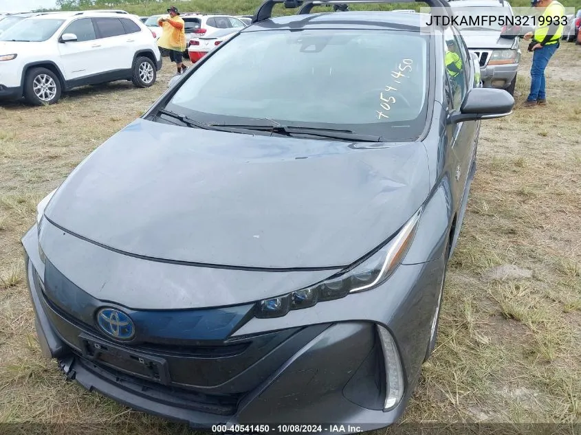 2022 Toyota Prius Prime Xle VIN: JTDKAMFP5N3219933 Lot: 40541450