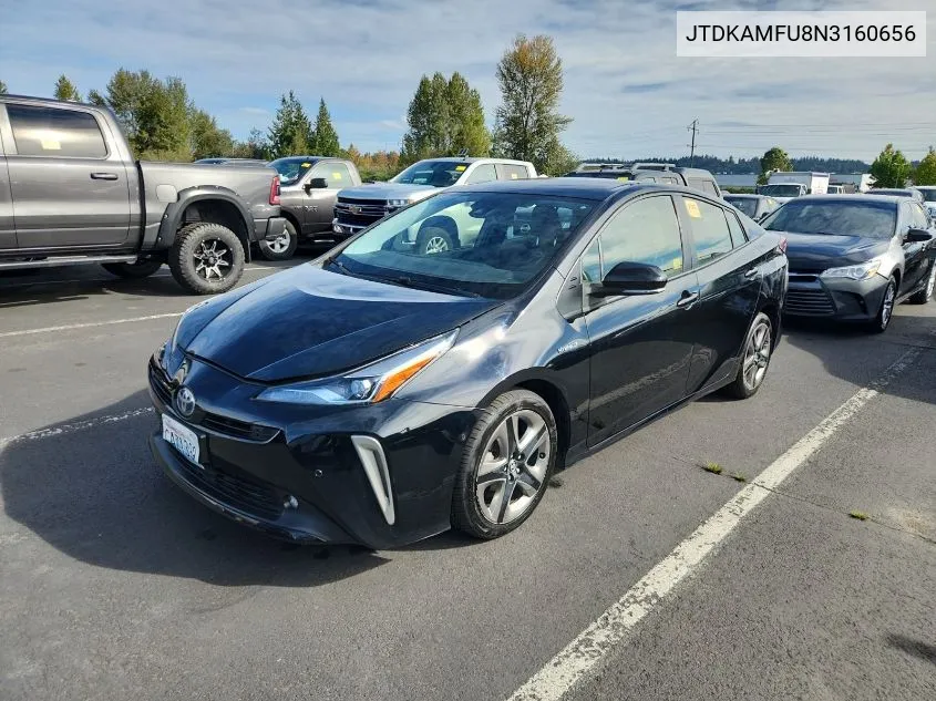 2022 Toyota Prius Xle VIN: JTDKAMFU8N3160656 Lot: 40578338