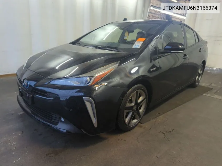 2022 Toyota Prius Xle VIN: JTDKAMFU6N3166374 Lot: 40613782