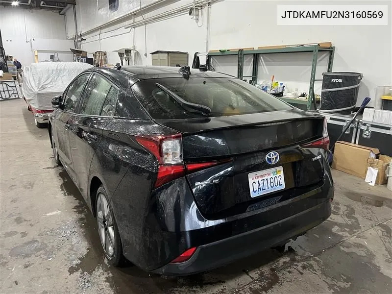 2022 Toyota Prius Xle VIN: JTDKAMFU2N3160569 Lot: 40613823