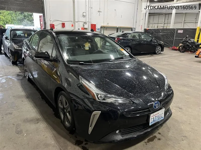 2022 Toyota Prius Xle VIN: JTDKAMFU2N3160569 Lot: 40613823