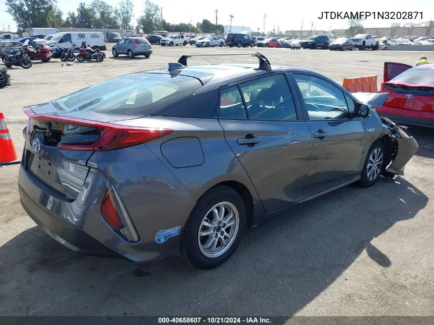 2022 Toyota Prius Prime Le VIN: JTDKAMFP1N3202871 Lot: 40658607