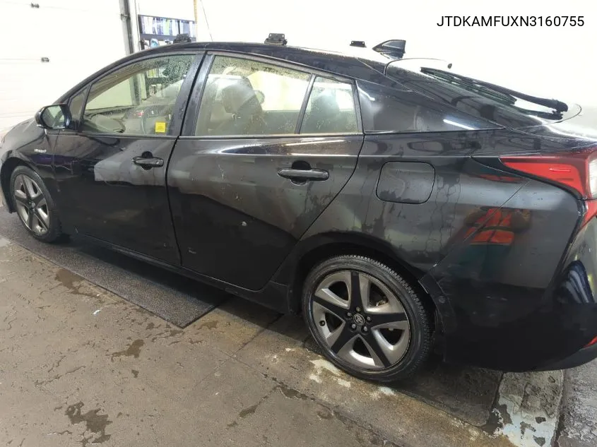 2022 Toyota Prius Xle VIN: JTDKAMFUXN3160755 Lot: 40673553