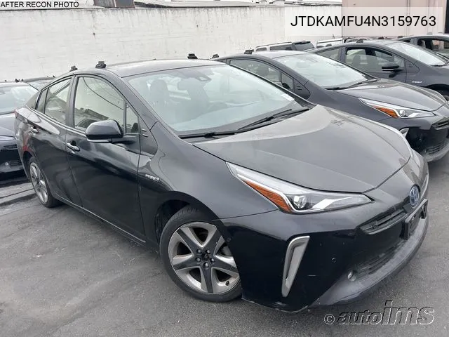 2022 Toyota Prius Xle VIN: JTDKAMFU4N3159763 Lot: 40685561