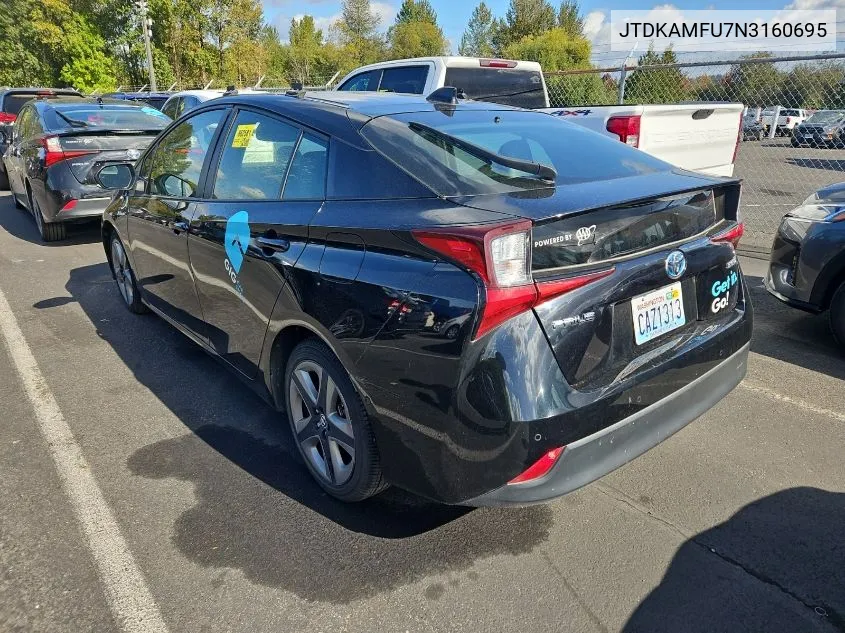 2022 Toyota Prius Xle VIN: JTDKAMFU7N3160695 Lot: 40697127