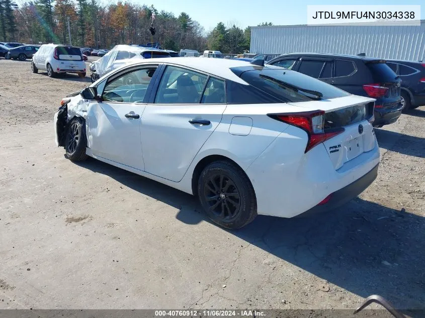 2022 Toyota Prius Nightshade Edition Awd-E VIN: JTDL9MFU4N3034338 Lot: 40760912