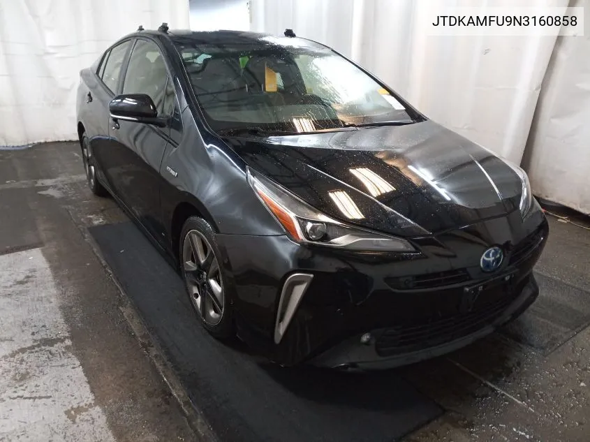 2022 Toyota Prius Night Shade/L/Le/Xle/Limited VIN: JTDKAMFU9N3160858 Lot: 40782473