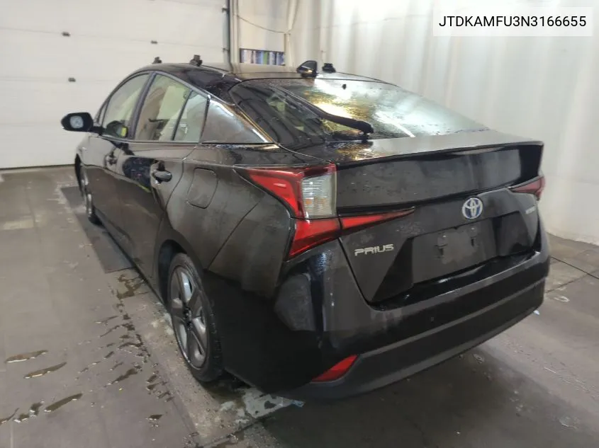 2022 Toyota Prius Night Shade/L/Le/Xle/Limited VIN: JTDKAMFU3N3166655 Lot: 40782588