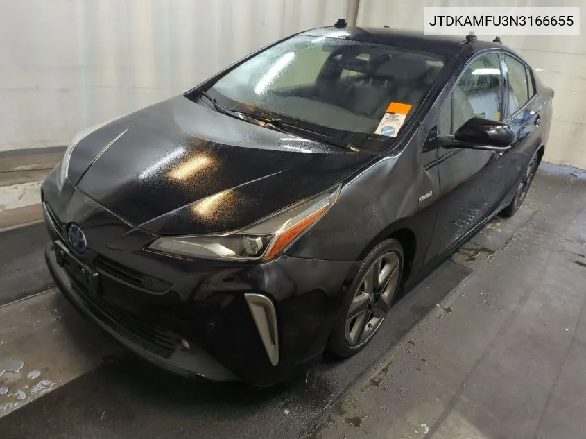 2022 Toyota Prius Night Shade/L/Le/Xle/Limited VIN: JTDKAMFU3N3166655 Lot: 40782588