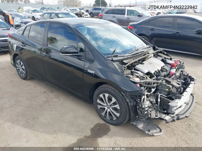 2022 Toyota Prius Prime Xle VIN: JTDKAMFP4N3223942 Lot: 40836599