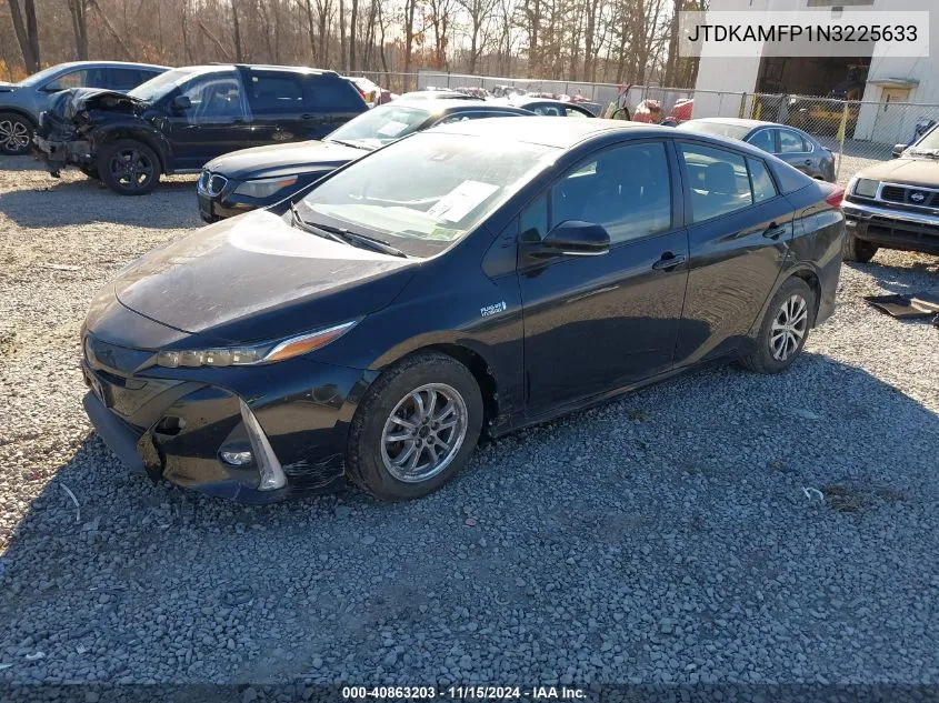 2022 Toyota Prius Prime Limited VIN: JTDKAMFP1N3225633 Lot: 40863203