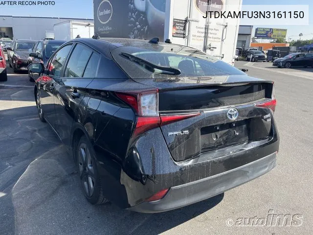 2022 Toyota Prius Night Shade/L/Le/Xle/Limited VIN: JTDKAMFU3N3161150 Lot: 40869276