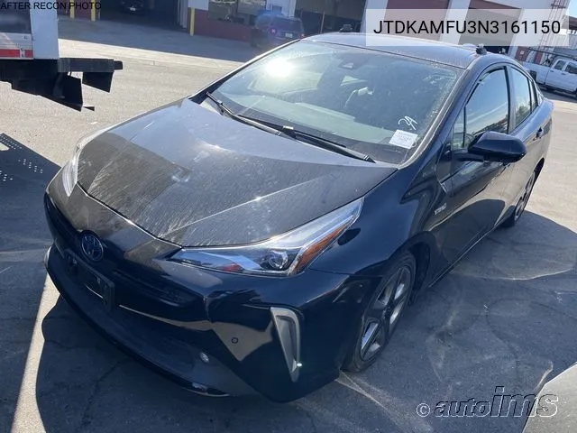 2022 Toyota Prius Night Shade/L/Le/Xle/Limited VIN: JTDKAMFU3N3161150 Lot: 40869276