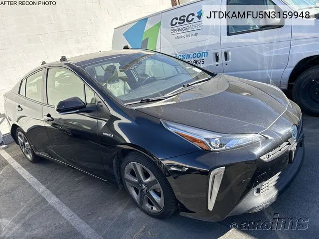 2022 Toyota Prius Night Shade/L/Le/Xle/Limited VIN: JTDKAMFU5N3159948 Lot: 40869367