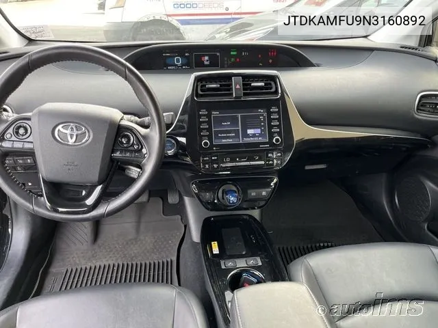 2022 Toyota Prius Xle VIN: JTDKAMFU9N3160892 Lot: 40874646