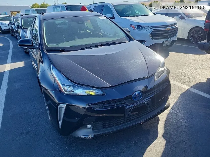 2022 Toyota Prius Night Shade/L/Le/Xle/Limited VIN: JTDKAMFU2N3161155 Lot: 40878557