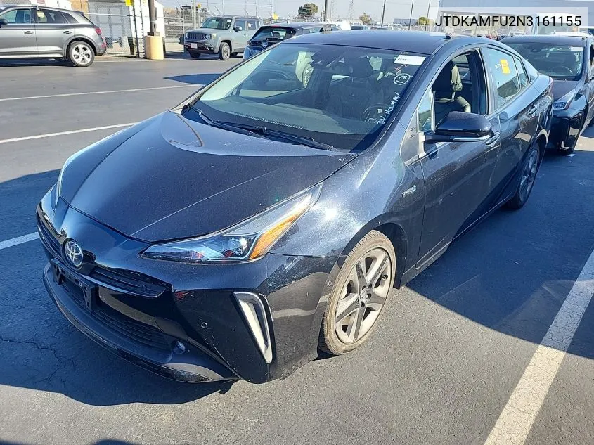 2022 Toyota Prius Night Shade/L/Le/Xle/Limited VIN: JTDKAMFU2N3161155 Lot: 40878557