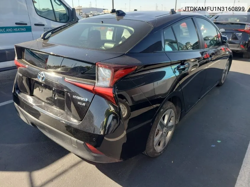 2022 Toyota Prius Night Shade/L/Le/Xle/Limited VIN: JTDKAMFU1N3160899 Lot: 40879165