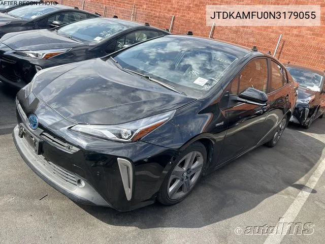 2022 Toyota Prius Xle VIN: JTDKAMFU0N3179055 Lot: 40917000