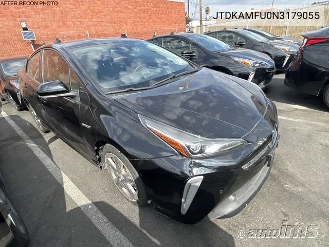 2022 Toyota Prius Xle VIN: JTDKAMFU0N3179055 Lot: 40917000