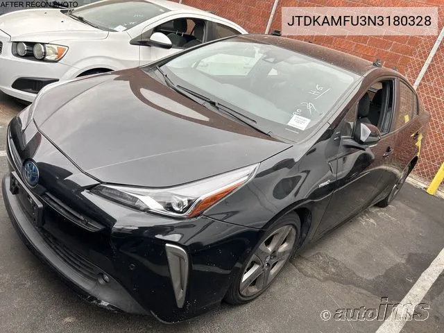 2022 Toyota Prius Xle VIN: JTDKAMFU3N3180328 Lot: 40917002