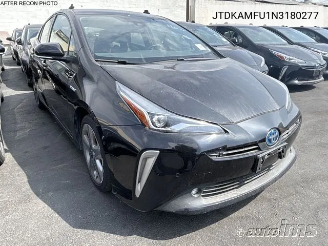 2022 Toyota Prius Xle VIN: JTDKAMFU1N3180277 Lot: 40917003