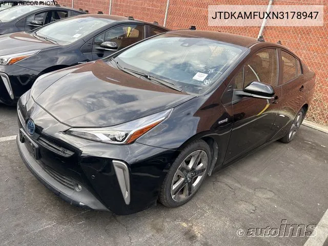 2022 Toyota Prius Xle VIN: JTDKAMFUXN3178947 Lot: 40917004