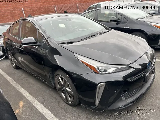 2022 Toyota Prius Xle VIN: JTDKAMFU2N3180644 Lot: 40917049