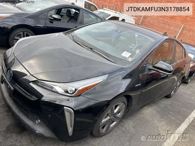 2022 Toyota Prius Xle VIN: JTDKAMFU3N3178854 Lot: 40917051