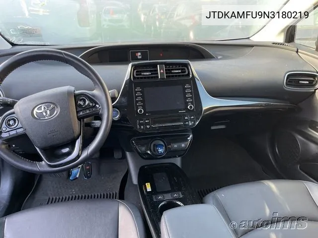 2022 Toyota Prius Xle VIN: JTDKAMFU9N3180219 Lot: 40917052