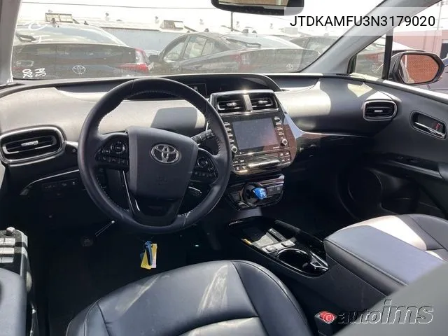 2022 Toyota Prius Xle VIN: JTDKAMFU3N3179020 Lot: 40917064