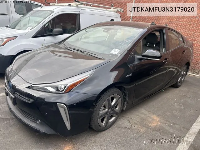 2022 Toyota Prius Xle VIN: JTDKAMFU3N3179020 Lot: 40917064