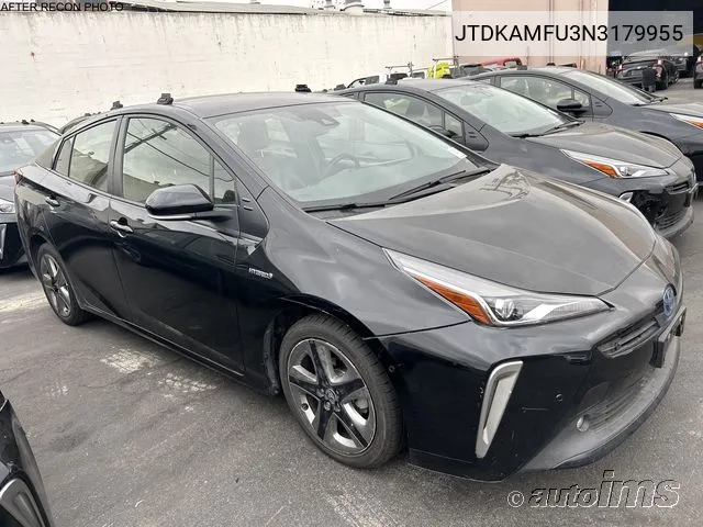 2022 Toyota Prius Xle VIN: JTDKAMFU3N3179955 Lot: 40917356