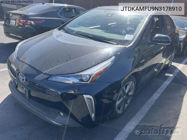 2022 Toyota Prius Xle VIN: JTDKAMFU9N3178910 Lot: 40917360