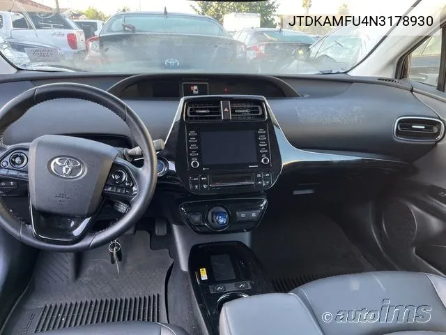 2022 Toyota Prius Xle VIN: JTDKAMFU4N3178930 Lot: 40917374